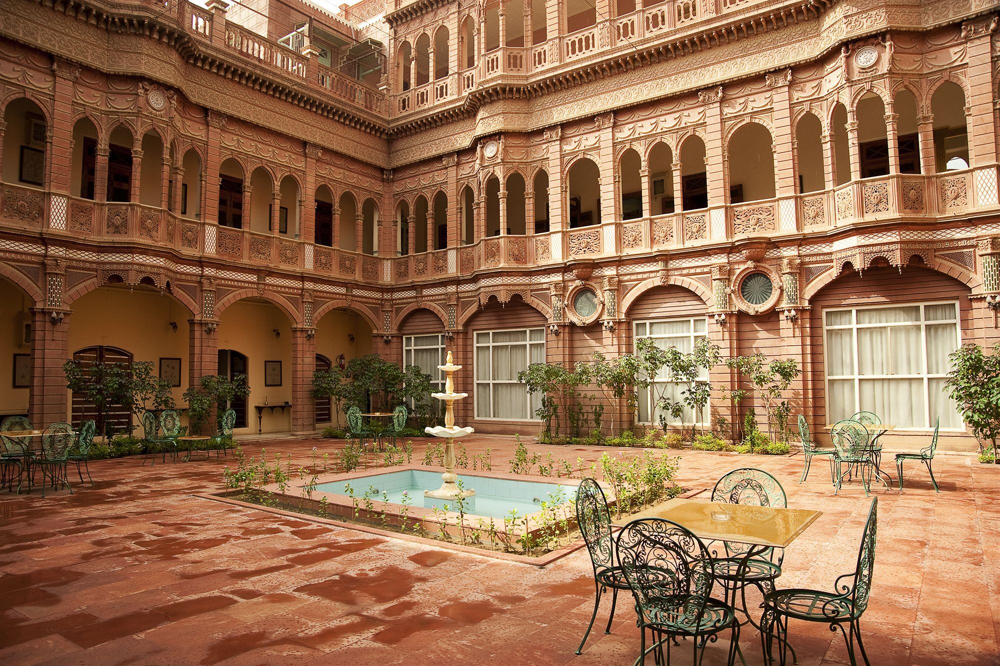 Bhanwar Niwas Hotel Bikaner Bagian luar foto